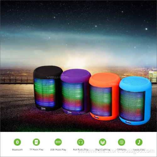 Hot selling mini size Bluetooth speaker with led light suitable for all the Bluetooth devices